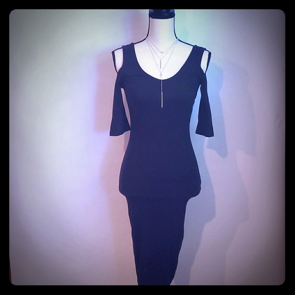 Papaya midi dress